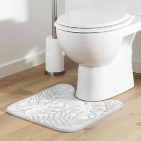 Светлосив килим за баня WC 45x45 cm Amber – douceur d'intérieur