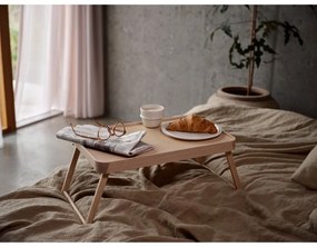 Странична масичка от масивен ясен 32x49,5 cm Inu – Zone