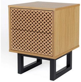 Нощно шкафче от дъб Camden Diamond Mora - Woodman