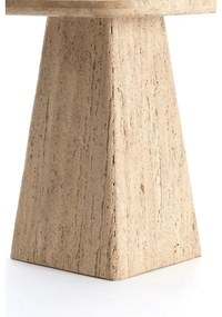Странична масичка с скаменен плот за маса 40x40 cm Kepami – Light &amp; Living