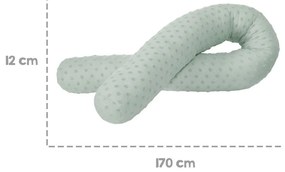 Зелена възглавница за кърмене Lil Planet - Roba