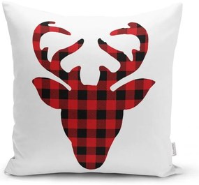 Комплект от 4 коледни калъфки за възглавници и покривка за маса Christmas Tartan - Minimalist Cushion Covers