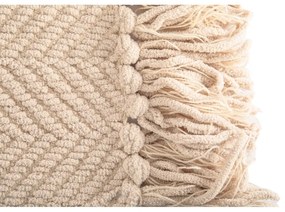 Бяло-бежово одеяло от шенил 130x170 cm Renee – Tiseco Home Studio