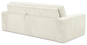 Бежов разтегателен диван от рипсено кадифе 195 cm Nona – Makamii