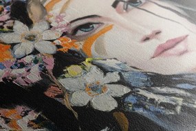 Картина на платно – Оригинална живопис на жена