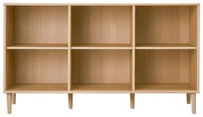 Библиотека от декор от дъб в естествен цвят133x75 cm Mistral – Hammel Furniture