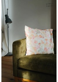 Ленена калъфка за възглавница 40x40 cm Floral – Linen Tales