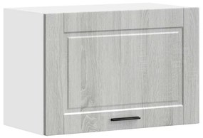 854083 vidaXL Кухненски стенен шкаф Porto, сив сонома, инженерно дърво