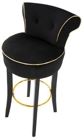 Бар стол от синьо кадифе 96 cm Luxy - Mauro Ferretti