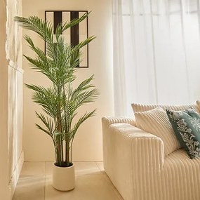 Изкуственo растение atmosphera Merlo Palm, 180 cm, Керамика