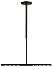 Черно метално LED висящо осветително тяло с метален абажур Omni Ceiling – UMAGE