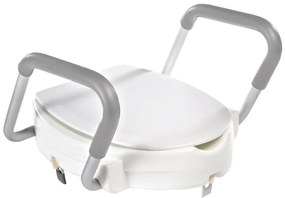 Ridder - Повдигнато тоалетно седалце с дръжки, бяло
