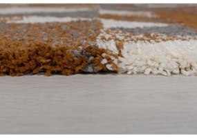 Оранжев и сив килим , 80 x 150 cm Nuru - Flair Rugs