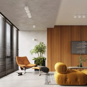 Бяла стенна лампа Blaze – Sollux