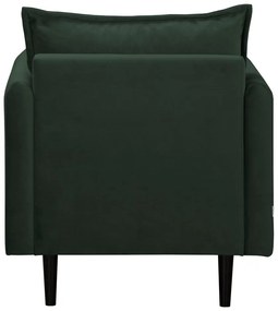 Тъмнозелено кадифено кресло Juli – Ropez