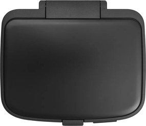 Матово черно стоманено кошче за боклук с педал 7 l Bo – Brabantia