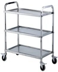 Метална количка на 3 нива малка 75x40x82.5cм 079A(S) GX