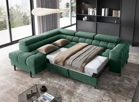 Ъглов диван Ferucce-Prasino-Left