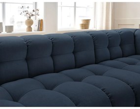 Тъмносин ъглов диван (десен ъгъл) Cloud – Bobochic Paris