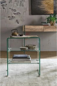 Стъклена странична масичка 40x50 cm Iride – Bizzotto