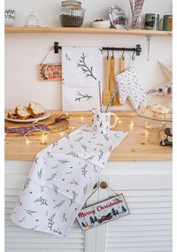 Памучни кърпи с коледен мотив в комплект от 2 броя 50x70 cm - Butter Kings