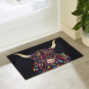 Изтривалка 40x60 cm Highland Cow – Artsy Doormats