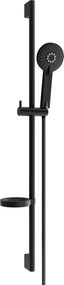 Mexen DS40 плъзгащ се душ комплект, черен - 785404583-70