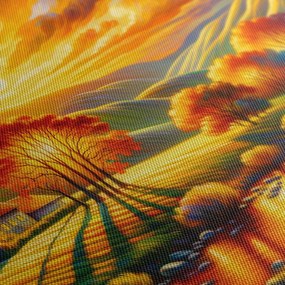 Картина на платно – Златна есенна долина