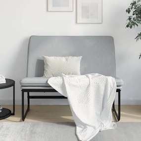 351321 vidaXL Пейка, светлосива, 100x75x76 см, плат