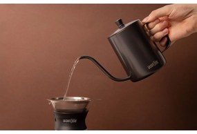 Сива кана за кафе от неръждаема стомана 0,6 л La Cafetiere - Kitchen Craft