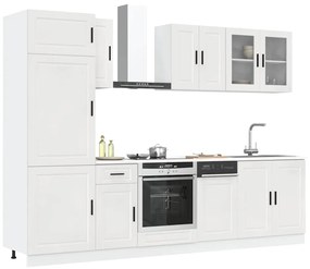 3314813 vidaXL Комплект кухненски шкафове от 8 части Kalmar, инженерно дърво