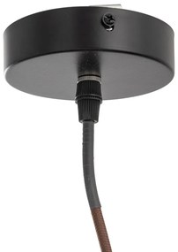 Кафяво висящо осветително тяло със стъклен абажур ø 27 cm Ilua – Bloomingville