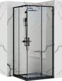 Душ кабина Rea Punto Black 90x90