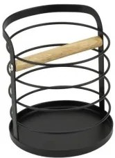 Horecano - Метална поставка за прибори ф13xh14,5см черен мат HOME-(WK810098)