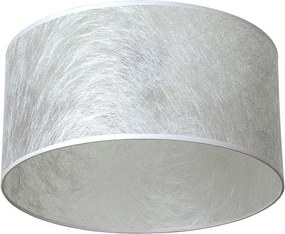 Плафон СЕТА, ø400, титан, абажур Басари Сребро, 1xE27