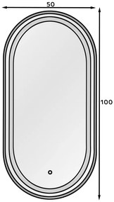 Огледало Micedi L LED