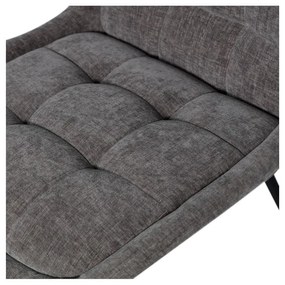 Сиви кадифени трапезни столове в комплект 2 бр. Crate – WOOOD