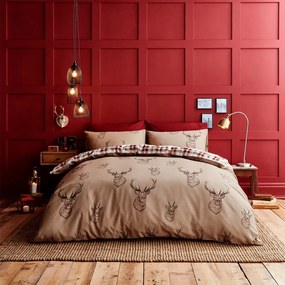 Бежово спално бельо , 135 x 200 cm Stag - Catherine Lansfield