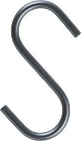 Висяща стоманена кука в сребрист цвят S-Hook – LIND DNA