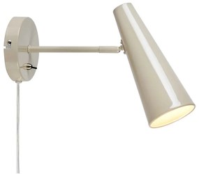 Сиво-бежова стенна лампа за контакт Peak – Markslöjd