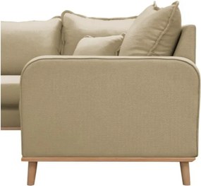 Бежов ъглов диван (ляв ъгъл) Beata - Ropez