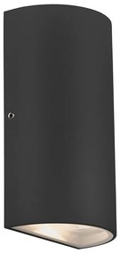 Nordlux - LED Екстериорен аплик ROLD LED/10,5W/230V IP54 черен