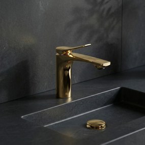 Смесител за мивка REA Vision Gold Low