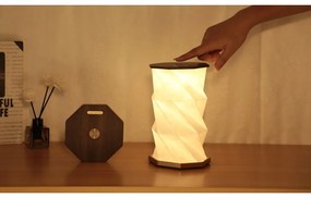 Кафява светлинна декорация с USB ø 12 cm Twist Hexagon – Gingko