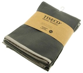 Комплект от 3 сиви памучни кърпи за чай , 50 x 70 cm - Tiseco Home Studio