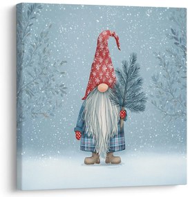 Картина на платно Коледна – Празнична атмосфера с елф
