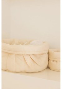 Кремави текстилни детски кутии за съхранение в комплект от 2 бр. ø 30x20 cm Bambie Natural – Lorena Canals