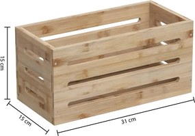 Кош за съхранение 5five, Бамбук, 15x31 cm