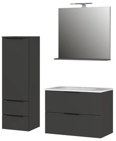 Антрацитен комплект за баня Crandon – Germania