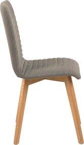 Комплект от 2 светлосиви трапезни стола Arosa - Actona